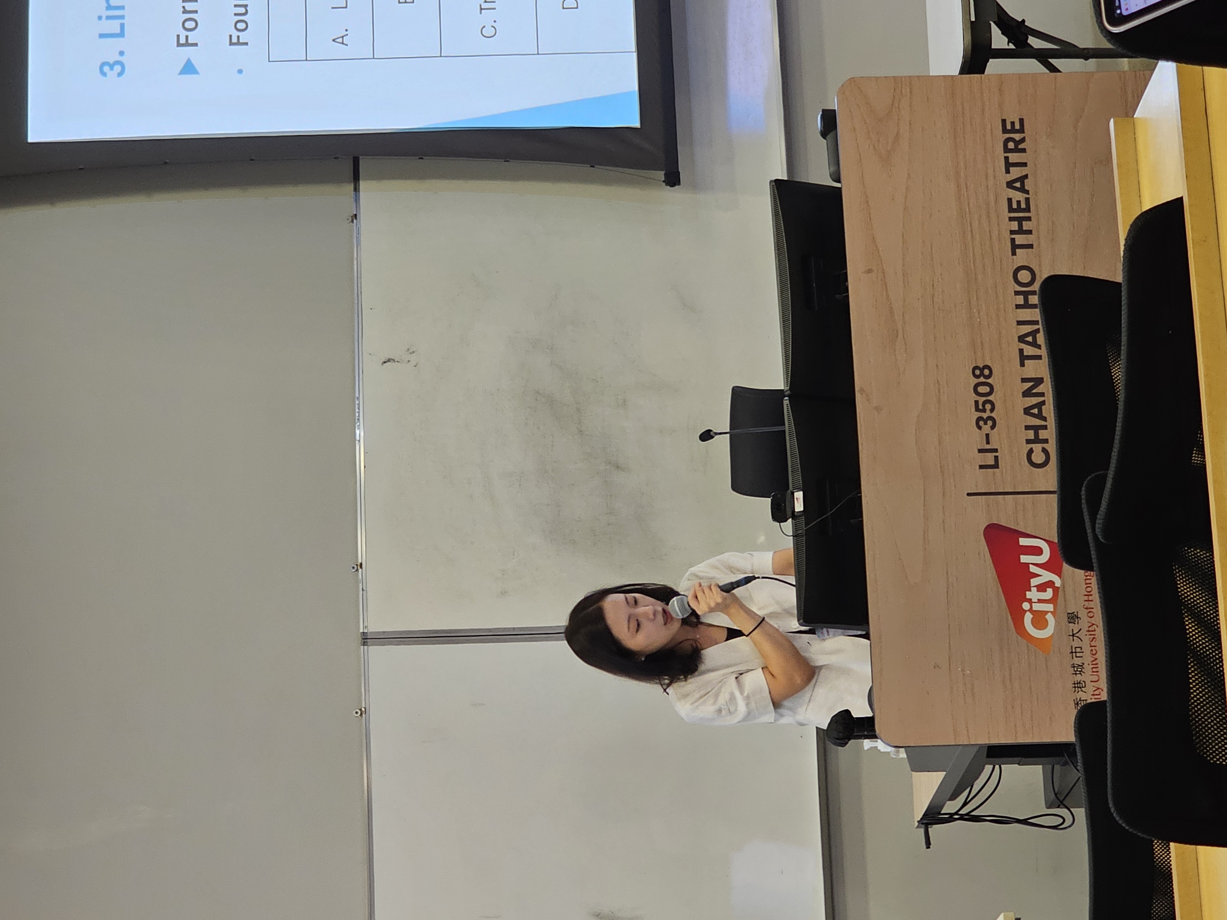Conference presentation at City University of Hong Kong