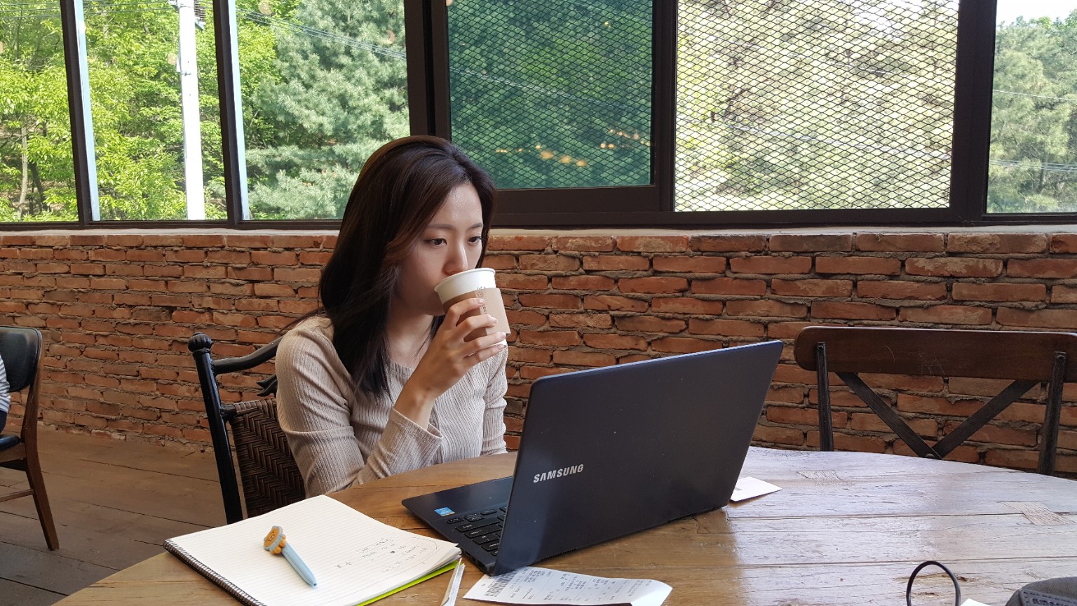 Cafe-based learning and research